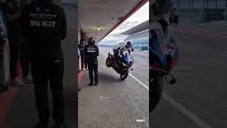 First-ever stoppie on the BMW for Toprak! 🔥 | 