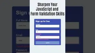 Sharpen Your JavaScript and Form Validation Skills