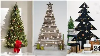 ARBOLITOS NAVIDEÑOS PARA PARED TENDENCIAS 2024-2025 🎄