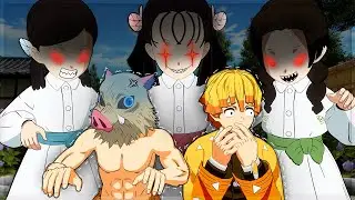 Inosuke and Zenitsu babysit (Demon Slayer VR)