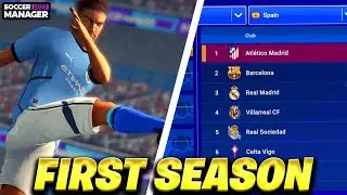 I PLAYED MY FIRST SEASON IN SOCCER MANAGER 2025