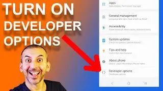 HOW TO Turn On DEVELOPER OPTIONS on Android | Android Tip & Tricks