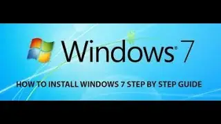 How to Install windows 7