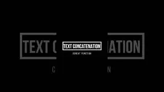 Text Concatenation #asmr #shortsvideo