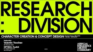 Character Creation & Concept Design / AICC Live session #1