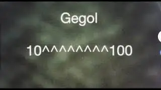 ♾️My Numbers 0 to ABSOLUTE INFINITY Version 1.0♾
