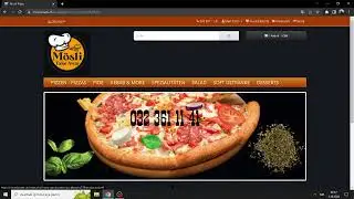 Opencart ile pizza sitesi yapımı, Pizza Website with OpenCart, moeslipizza.ch