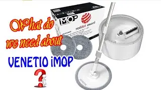 VENETIO iMOP microfiber spin mop 3 pads review 2022