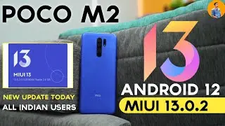Poco M2 MIUI 13.0.2.0 Update Features || Poco M2 New Update Android 12 