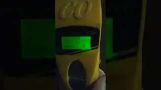 замер CO в предбаннике