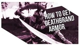 How to get Deathbrand Armor in Skyrim : Unique Light Armor (Best Armor in the game)