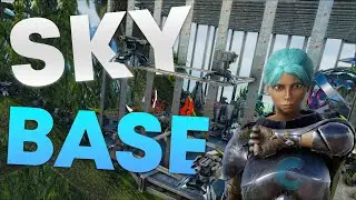 I built an Insane Sky Fortress Solo in ARK!