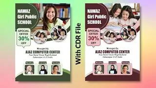 Pamphlet Design In CorelDraw how to make Brochure Design in CorelDraw