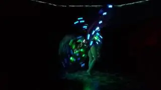 Супер Светодиодное шоу. Очень красиво! Новое поколение пиксельные пои