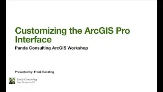 Customizing The ArcGIS Pro Interface - June 2022