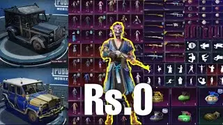 0000 UC | WORLD NO 1 ACCOUNT | PUBG MOBILE 0 UC BIGGEST INVENTORY | EVERYTHING IN PUBGMOBILE