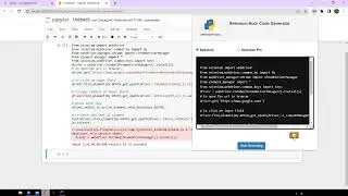 Selenium Auto Code Generator -Python Chrome Extension