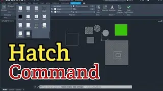 AutoCAD में Hatching कैसे करें । How to Use Hatch Command in AutoCAD | AutoCAD Gradiant Hatch.