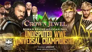 WWE CROWN JEWEL 2022 - Roman Reigns Vs Logan Paul (Undisputed WWE Universal Championship)