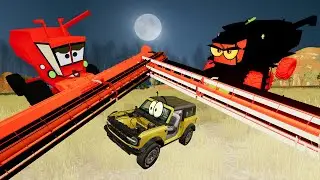 НАШЛИ ЧЁРНЫЙ КОМБАЙН! ЗАЧЕМ ЕМУ ДЕТАЛИ ОТ МАШИНЫ? Страшилка от Фрэнка. Гоша и Чич.