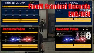 FiveM Criminal Records Database ENG/DEU