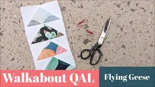 Walkabout QAL / Flying Geese Quilt Block (Beginner Quilt Series)
