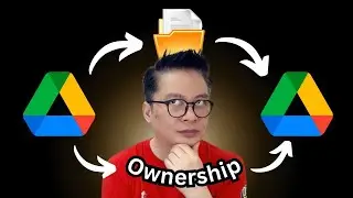 GOOGLE DRIVE - How To Share A File and Transfer Ownership