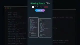 Glowing Button Using HTML CSS 