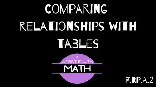 Illustrative Mathematics Grade 7, Unit 2.7 - Comparing Relationships with Tables