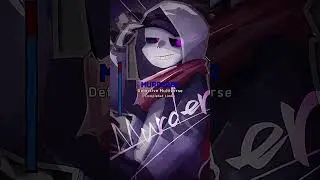 [DM] SANS vs MURDERER #undertale #sans #edit