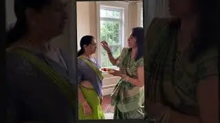 @hina.virani Following every Indian housewarming ritual ....