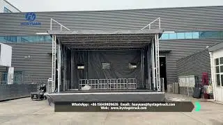 8m Manual Mobile Stage Setup | ST315S Portable Stage Installation Guide#mobilestage
