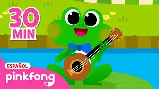 CU CU Cantaba la Rana Debajo del Agua🐸🎶 | Canciones Infantiles Enganchadas | Pinkfong en español
