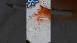 Pichwai Lippan Art Part-1 #art #lippanarttutorial #artandcraft #lippanartmirrorwork #lippanmirrorart
