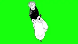GOJO SATORU GREEN SCREEN MANGA ANIMATION「 MANGA 」「 ANIME 」「 FREE CLIPS 」