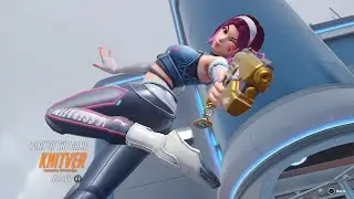 Overwatch 2 - My D.Va Antifragile Dazzle Swift Busan Bomb 3 Kills