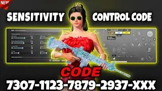 Bgmi sensitivity code today | Bgmi best sensitivity Settings | Bgmi zero recoil sensitivity code
