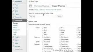 WordPress Tutorial ~ How To Change WordPress Theme