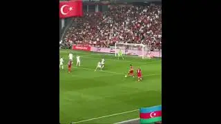 Arda Güler Milli Takımdaki ilk golü. Tribün çekim.2023
