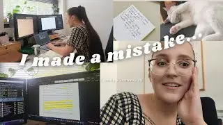 I found a mistake in my data | dealing with impostor syndrome - PhD Vlog #7