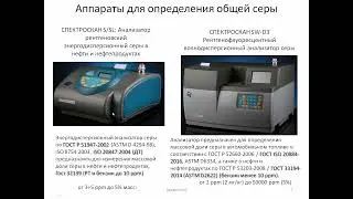 Общее содержание серы в нефти и газоконденсате по ГОСТ Р 51947. Сера