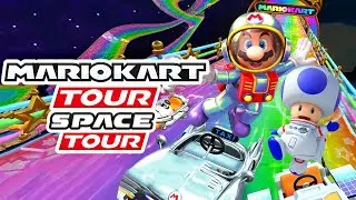 Mario Kart Tour (Space Tour) - 100% Longplay Full Walkthrough Gameplay Guide - All Cups & Challenges