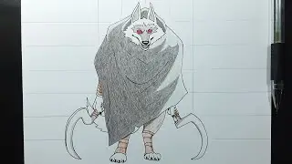 how to draw Death Wolf step by step