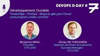 GreenOps & FinOps: Get your cloud consumption under control! || Cycloid at DEVOPS D-DAY