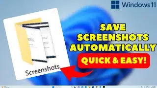 How To Automatically Save Screenshots on Windows | Shortcut key to Auto Save Screenshots in Windows