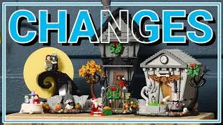 The biggest changes to LEGO Ideas Nightmare Before Christmas