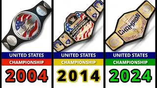 All WWE United States Championship Redesign & Records