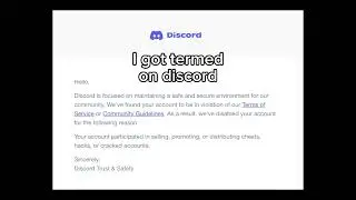 I got banned on discord.. #discord #banned