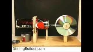 Building the Horizontal Pop Can Stirling Engine