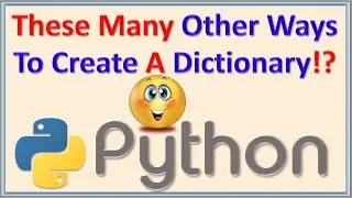 Creating Dictionary in different ways in Python Language